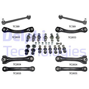 Delphi Reparatursatz, Querlenker [Hersteller-Nr. TC1600KIT] für Mercedes-Benz von Delphi