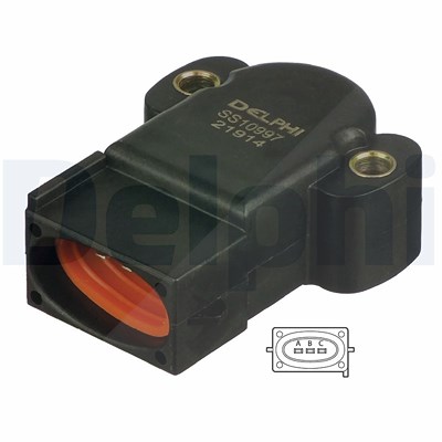 Delphi Sensor, Drosselklappenstellung [Hersteller-Nr. SS10997-12B1] für Ford, Mazda von Delphi