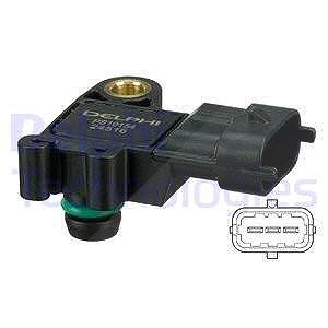 Delphi Sensor, Saugrohrdruck [Hersteller-Nr. PS10154] für Citroën, Ford, Ford Usa, Jaguar, Land Rover, Peugeot, Volvo von Delphi