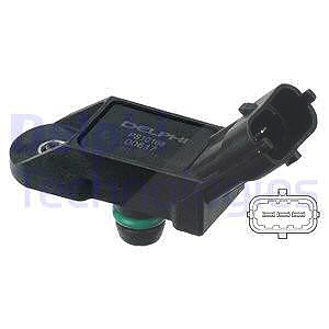 Delphi Sensor, Saugrohrdruck [Hersteller-Nr. PS10168] für Fiat, Lancia von Delphi