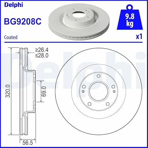 Delphi V20555413 Stoßdämpfer von Delphi