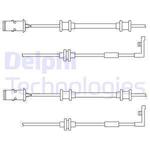 Delphi Warnkontakt, Bremsbelagverschleiß [Hersteller-Nr. LZ0152] für Chevrolet, Opel, Vauxhall von Delphi