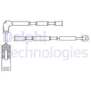 Delphi Warnkontakt, Bremsbelagverschleiß [Hersteller-Nr. LZ0181] für BMW von Delphi