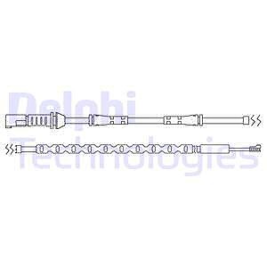 Delphi Warnkontakt, Bremsbelagverschleiß [Hersteller-Nr. LZ0211] für BMW von Delphi