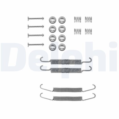 Delphi Zubehörsatz, Bremsbacken [Hersteller-Nr. LY1017] für Autobianchi, Fiat, Lancia, Seat, Zastava von Delphi