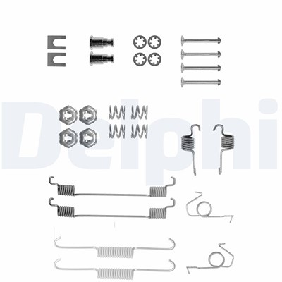 Delphi Zubehörsatz, Bremsbacken [Hersteller-Nr. LY1045] für Ford von Delphi