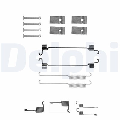 Delphi Zubehörsatz, Bremsbacken [Hersteller-Nr. LY1119] für Ford von Delphi