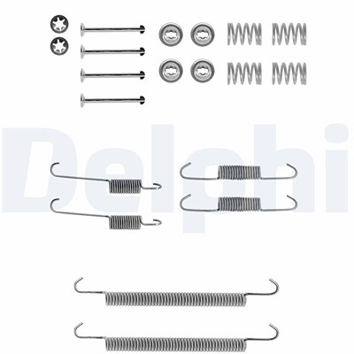 Delphi Zubehörsatz, Bremsbacken [Hersteller-Nr. LY1132] für BMW von Delphi