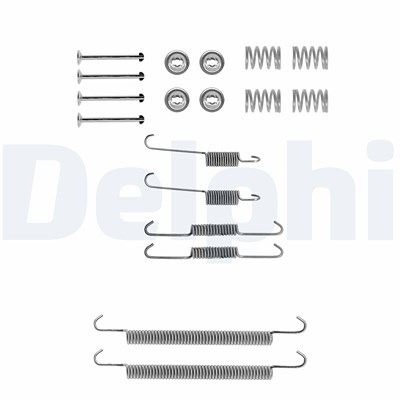 Delphi Zubehörsatz, Bremsbacken [Hersteller-Nr. LY1232] für Citroën, Peugeot, Renault von Delphi