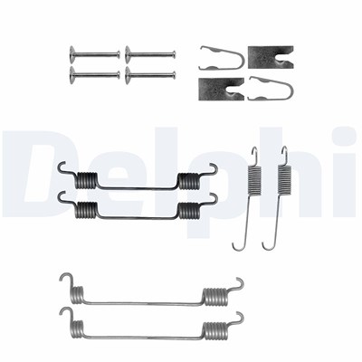 Delphi Zubehörsatz, Bremsbacken [Hersteller-Nr. LY1293] für Toyota von Delphi