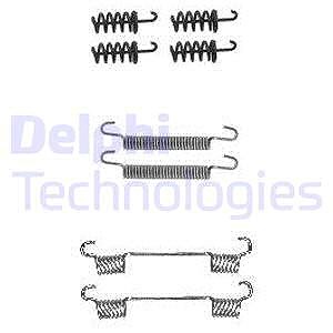 Delphi Zubehörsatz, Feststellbremsbacken [Hersteller-Nr. LY1380] für Mercedes-Benz, Renault, VW von Delphi