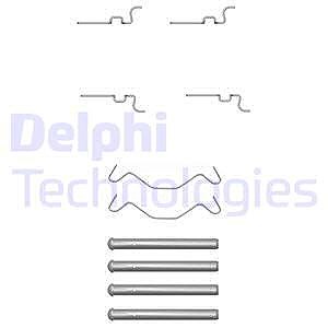 Delphi Zubehörsatz, Scheibenbremsbelag [Hersteller-Nr. LX0435] für Mitsubishi, Toyota von Delphi