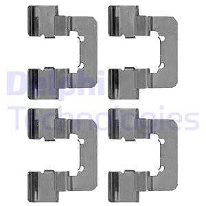Delphi Zubehörsatz, Scheibenbremsbelag [Hersteller-Nr. LX0534] für Opel, Peugeot, Saab von Delphi