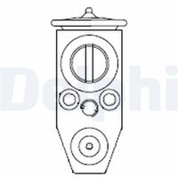 Expansionsventil, Klimaanlage DELPHI CB1016V von Delphi