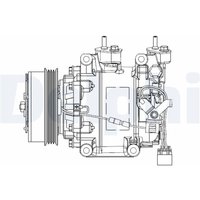 Klimakompressor DELPHI CS20515 von Delphi