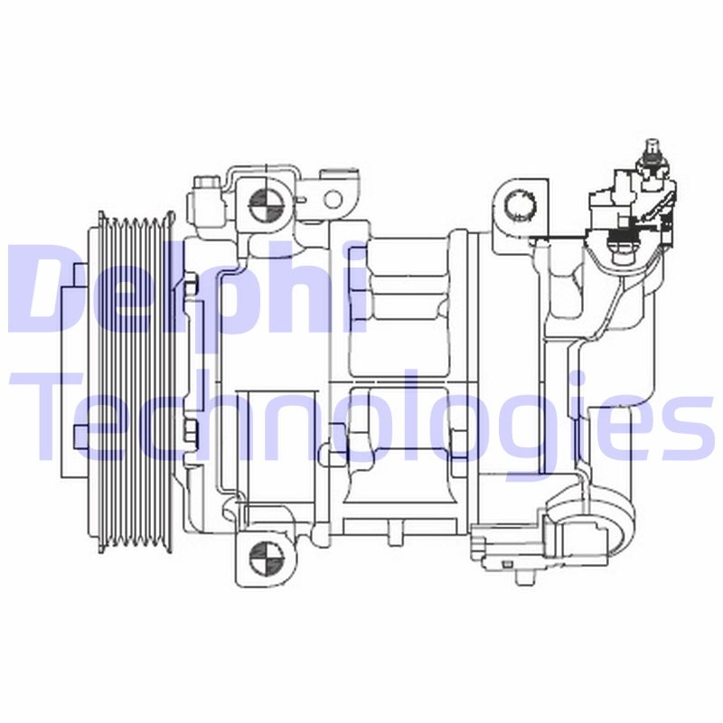 Kompressor, Klimaanlage Delphi CS20325 von Delphi