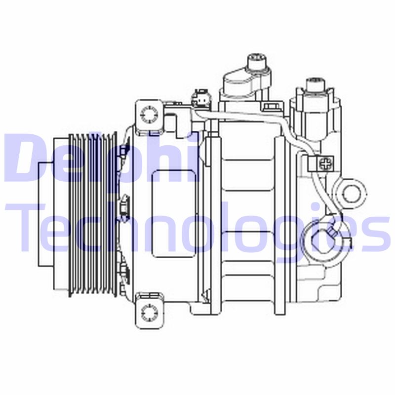 Kompressor, Klimaanlage Delphi CS20378 von Delphi