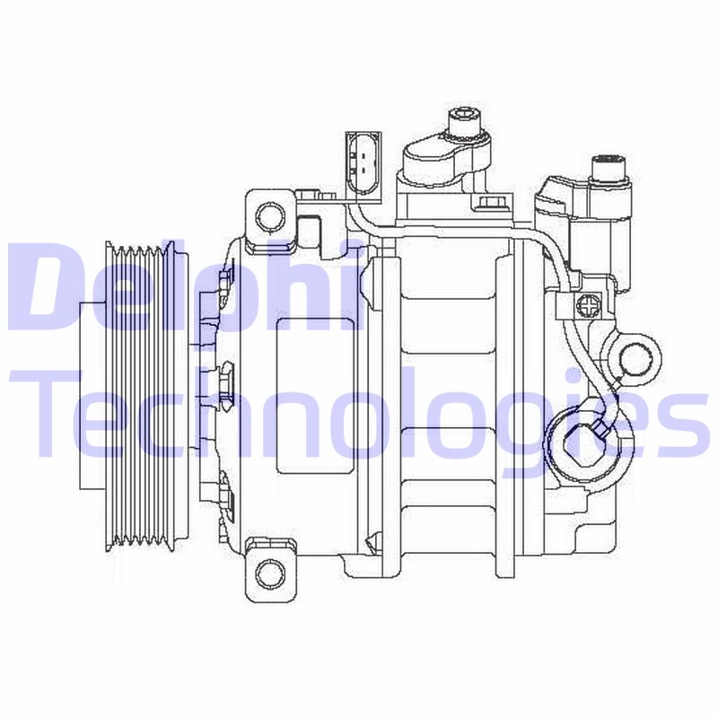 Kompressor, Klimaanlage Delphi CS20475 von Delphi