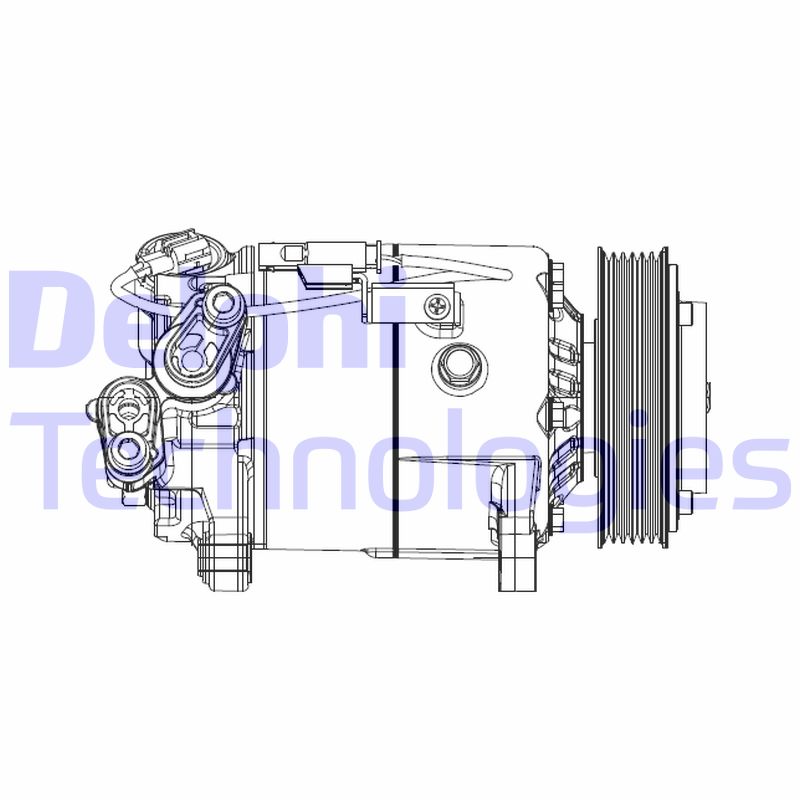 Kompressor, Klimaanlage Delphi CS20500 von Delphi