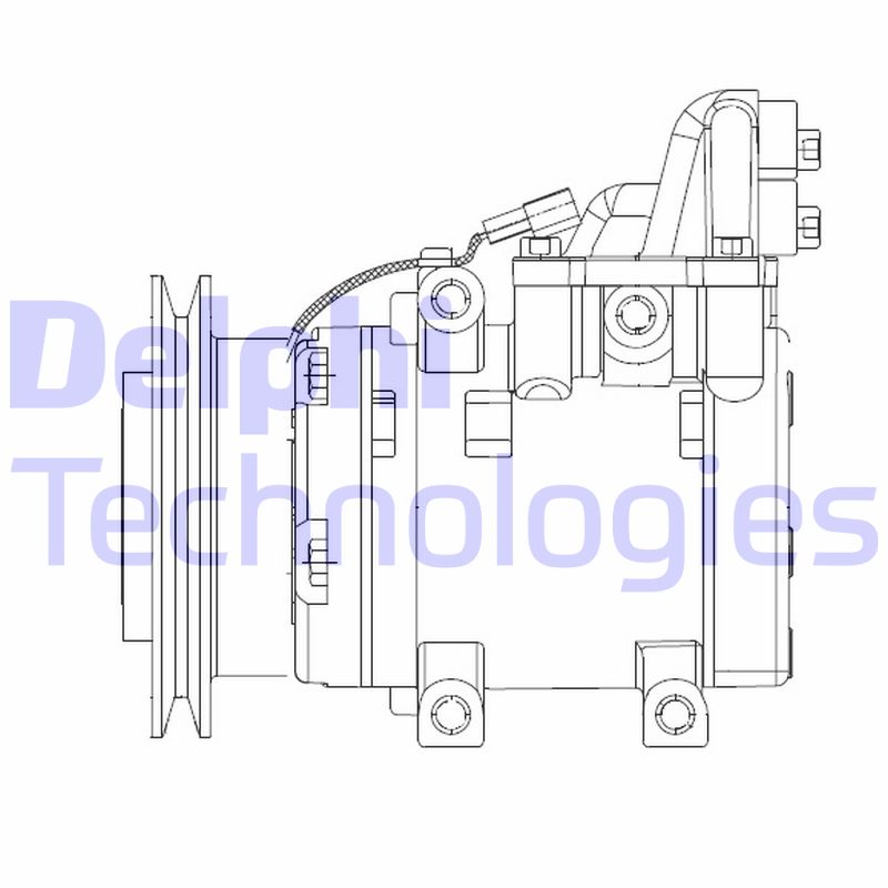 Kompressor, Klimaanlage Delphi CS20524 von Delphi