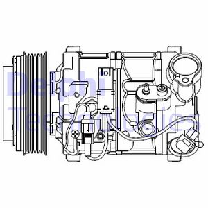 Kompressor, Klimaanlage Delphi CS20545 von Delphi