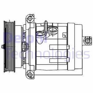 Kompressor, Klimaanlage Delphi TSP0155984 von Delphi