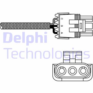 Lambdasonde Delphi ES10990-12B1 von Delphi