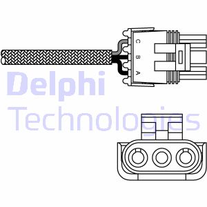 Lambdasonde Delphi ES10996-12B1 von Delphi