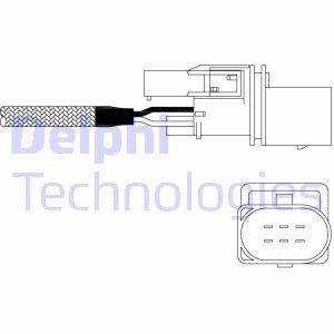 Lambdasonde Delphi ES11022-12B1 von Delphi