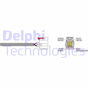 Lambdasonde Delphi ES20228-12B1 von Delphi