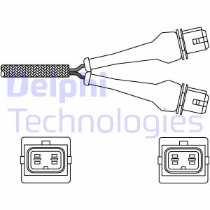 Lambdasonde Delphi ES20244-12B1 von Delphi