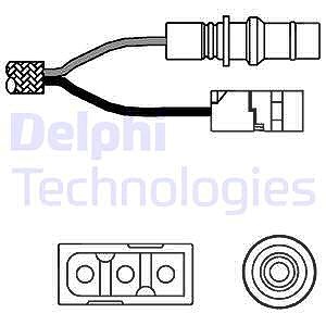 Delphi Lambdasonde [Hersteller-Nr. ES10276-12B1] für Daewoo, Mercedes-Benz, Ssangyong von Delphi