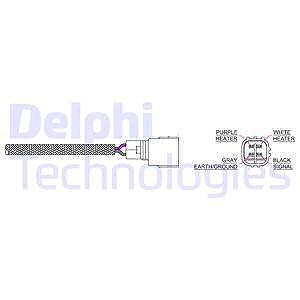 Delphi Lambdasonde [Hersteller-Nr. ES20156-12B1] für Lexus, Toyota von Delphi