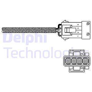 Delphi Lambdasonde [Hersteller-Nr. ES20234-12B1] für Citroën, Peugeot, Volvo von Delphi