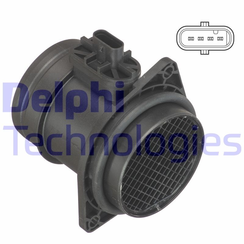 Luftmassenmesser Delphi AF10418-12B1 von Delphi