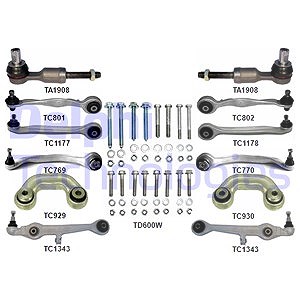 Delphi Reparatursatz, Querlenker [Hersteller-Nr. TC1900KIT] für VW, Audi, Skoda von Delphi