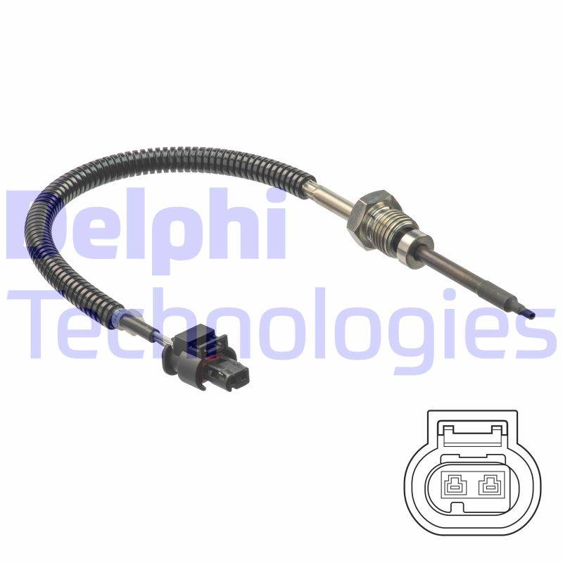 Sensor, Abgastemperatur Delphi TS30221 von Delphi