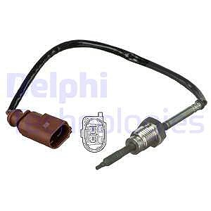 Delphi Sensor, Abgastemperatur [Hersteller-Nr. TS30083] für Audi von Delphi