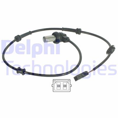 Delphi Sensor, Raddrehzahl [Hersteller-Nr. SS20038] für Audi von Delphi