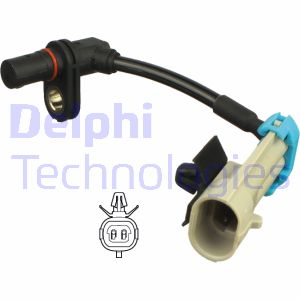 Sensor, Raddrehzahl Vorderachse Delphi SS20317 von Delphi