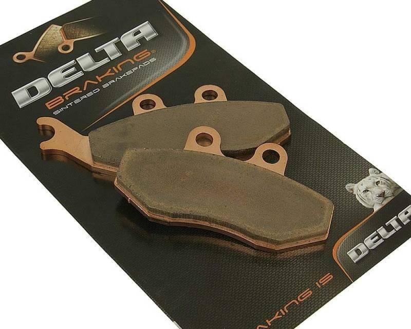 Bremsbeläge DELTA BRAKING Sinter - DERBI 50 Senda DRD Racing Baujahr 04-09 (Vorne) von Delta