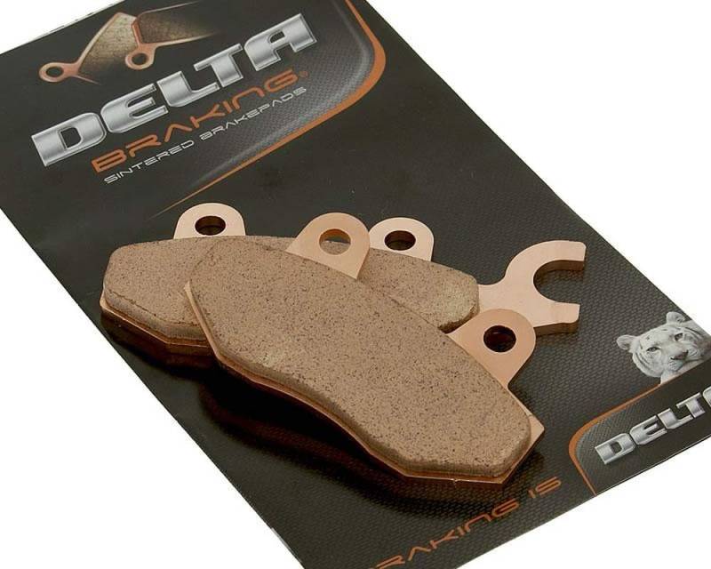 Bremsbeläge DELTA BRAKING Sinter - KYMCO 125/150 Dink Spacer Baujahr 97-04 (Vorne/Hinten) von Delta