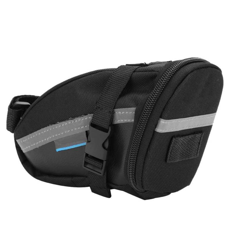 Demeras Fahrradsatteltasche Fahrradsitz Sattel Wedge Pack PU Fahrrad Gepäckträger Aufbewahrungstasche Fahrradzubehör von Demeras