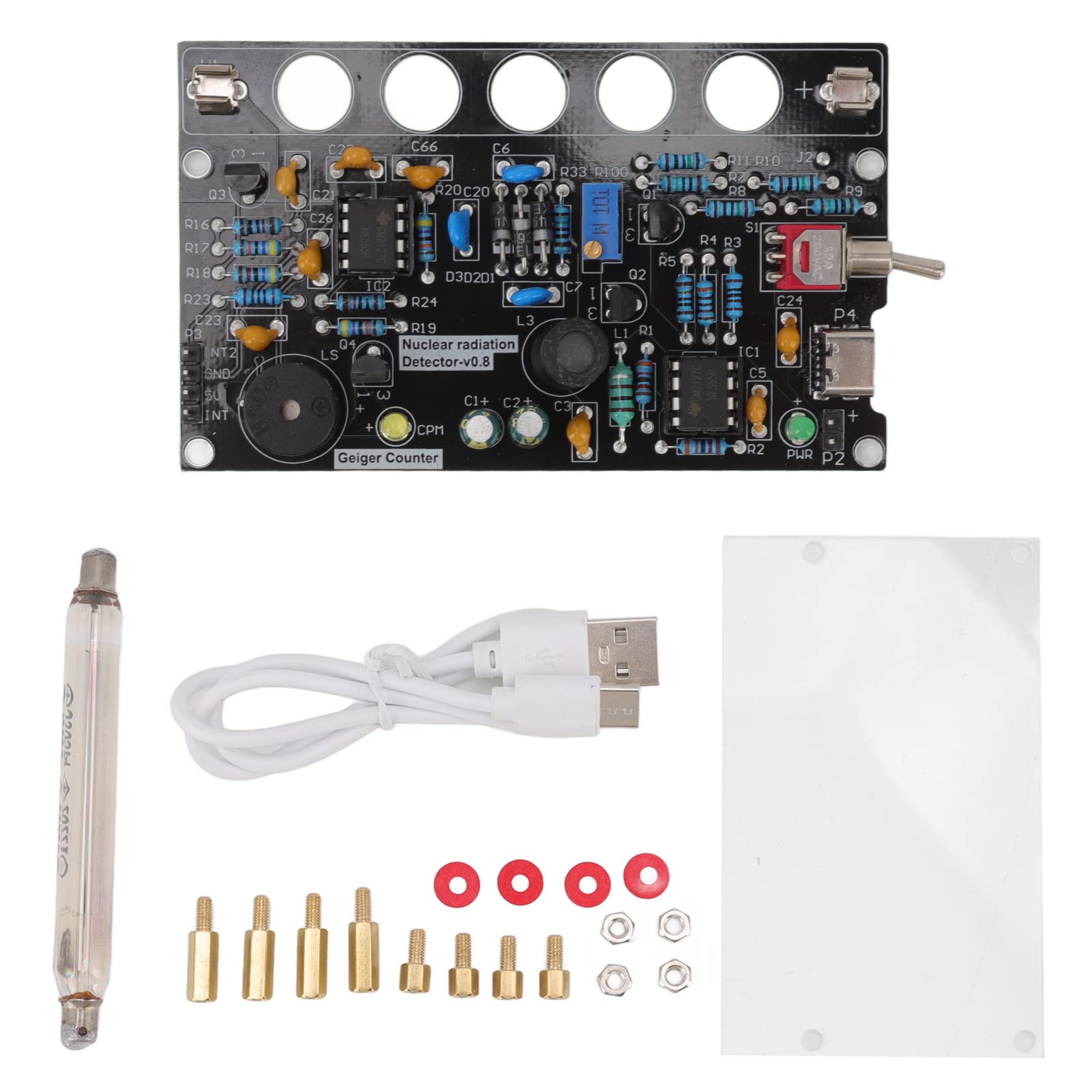 Geigerzähler-Bausatz, Geigerzähler-Bausatz erkennt Xβγ-Strahlen, die Datenerfassung 380 V-550 V für elektronisches Schweißen verarbeiten von Demeras