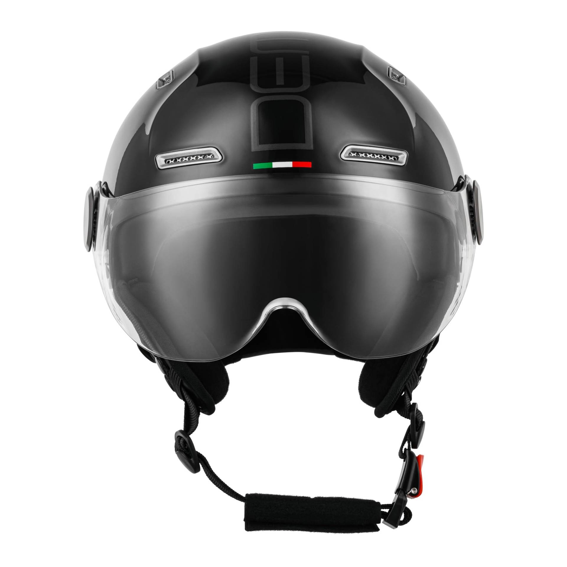 DEMM Speed-Pedelec-Helm 2 - NTA 8776 Geeignet als Fahrrad-Moped-Roller-Moped-Helm - Jethelm mit Visier - Erwachsene - Inkl. Helmtasche von Beon