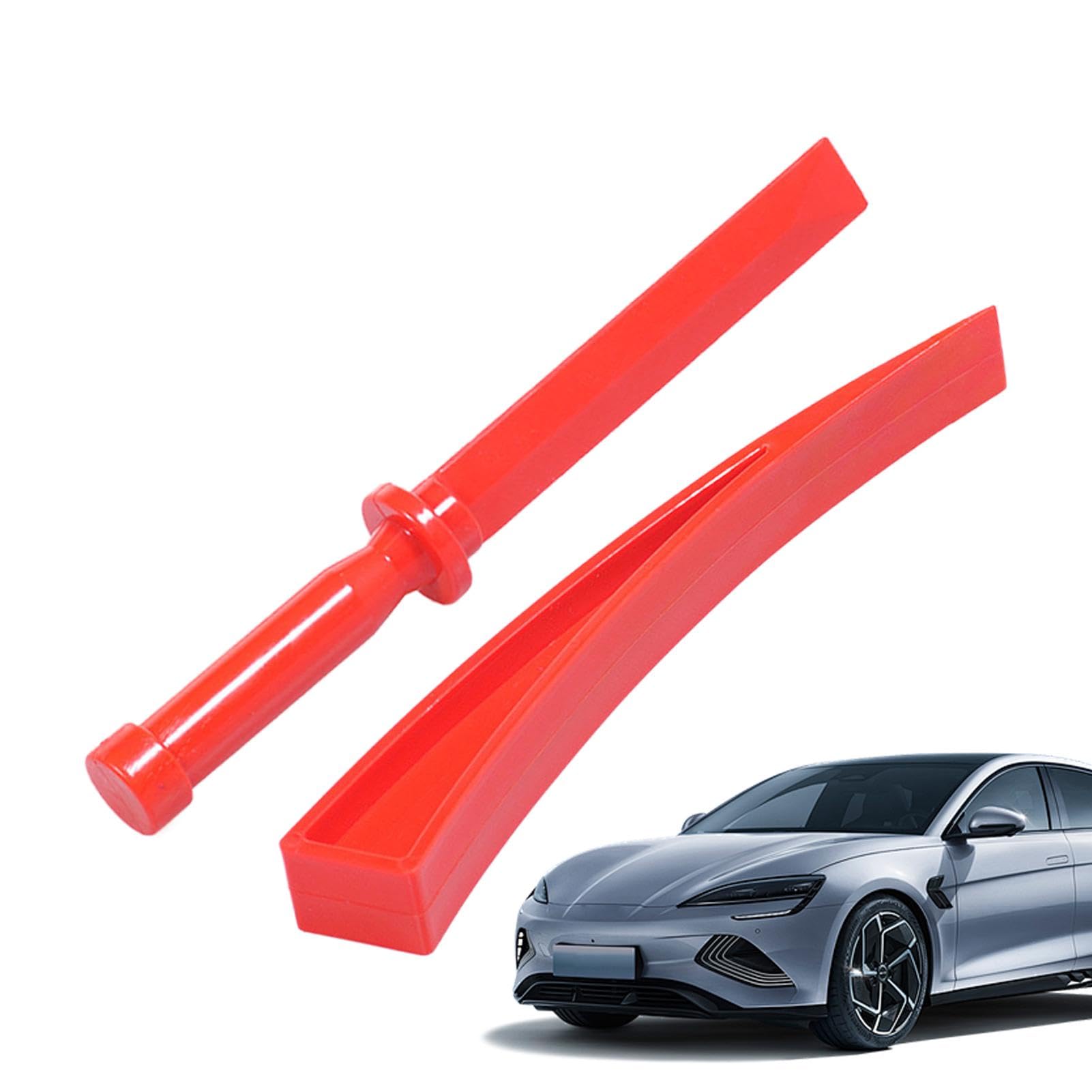 Demsyeq Auto Dent Puller - 2X Autotür Keil - Multifunktionaler Kleber Abzieher Tabs, Tragbarer Auto Windschutzscheibe Dent Expander für Fahrzeuge von Demsyeq