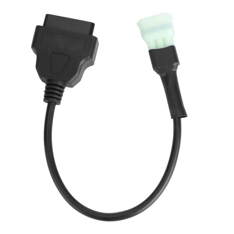 6-poliger OBD2-Adapter, Einfache Aufbewahrung, ABS-OBD2-Adapterkabel, Weitgehend Kompatibel für Diagnose und Wartung von Denash