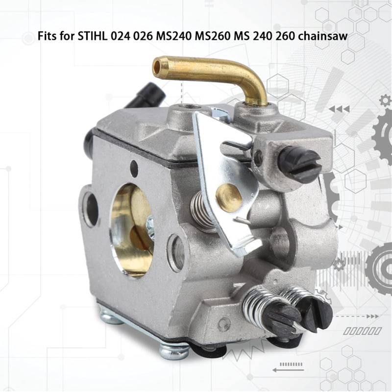 Vergaser-Set, Rasen-Zündkerze, Metall-Vergaser-Set, Vergaser, Vergaser für Kettensäge für von Denash