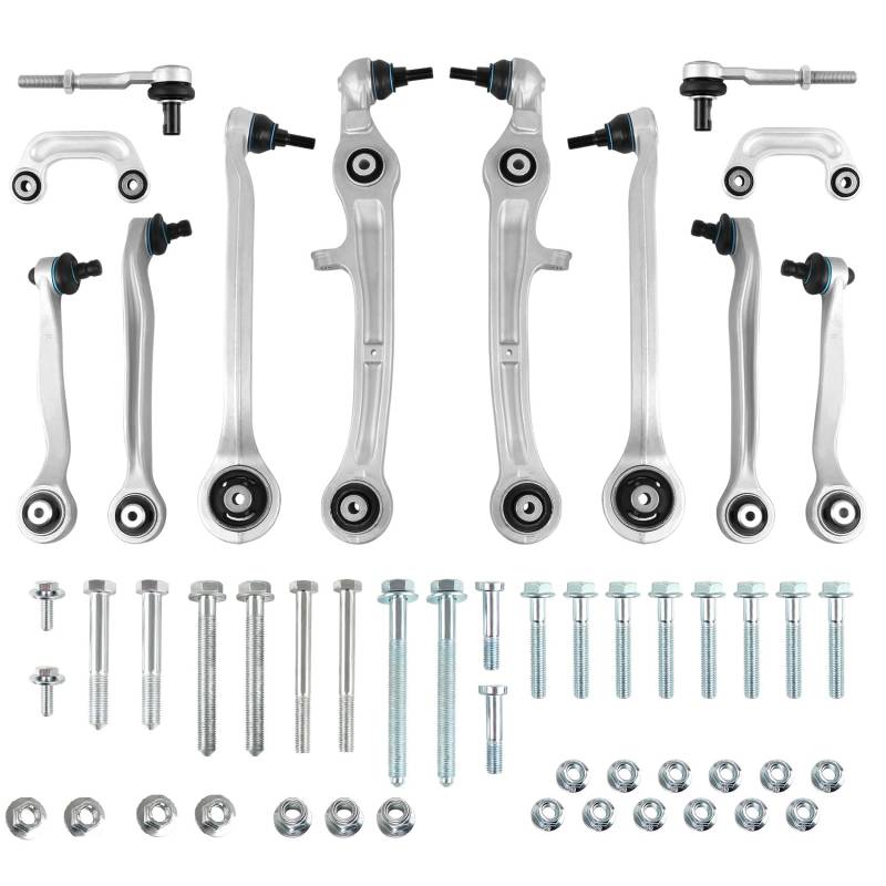 Densieg 12x Reparatursatz, Querlenker 4F0498998 für A6 4F2 4FH 4F5 C6 2004-2011 von Densieg