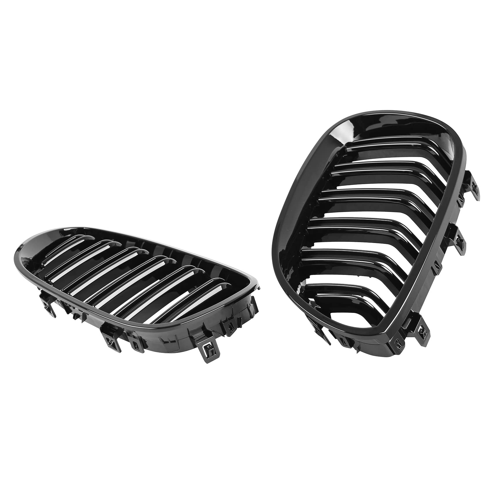 Kühlergrill für 5er E60 E61 2003-2009 GLANZ SCHWARZ von Densieg